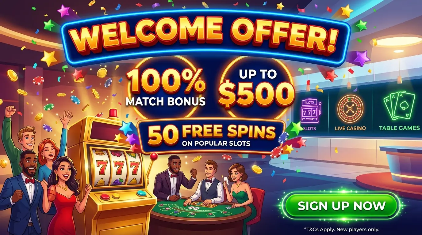 Letslucky casino welcome offer